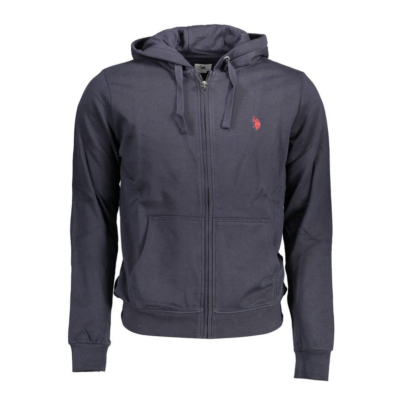 US POLO ASSN. Blauwe katoenen herensweater