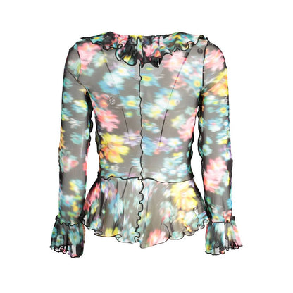 T-shirt noir en polyester pour femme de la marque Desigual