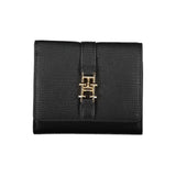 Portefeuille Femme Tommy Hilfiger Noir en Polyéthylène - Élégant et Pratique