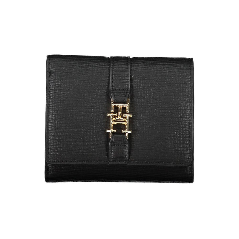 Tommy Hilfiger Black Polyethylene Women's Wallet - Stylish & Functional