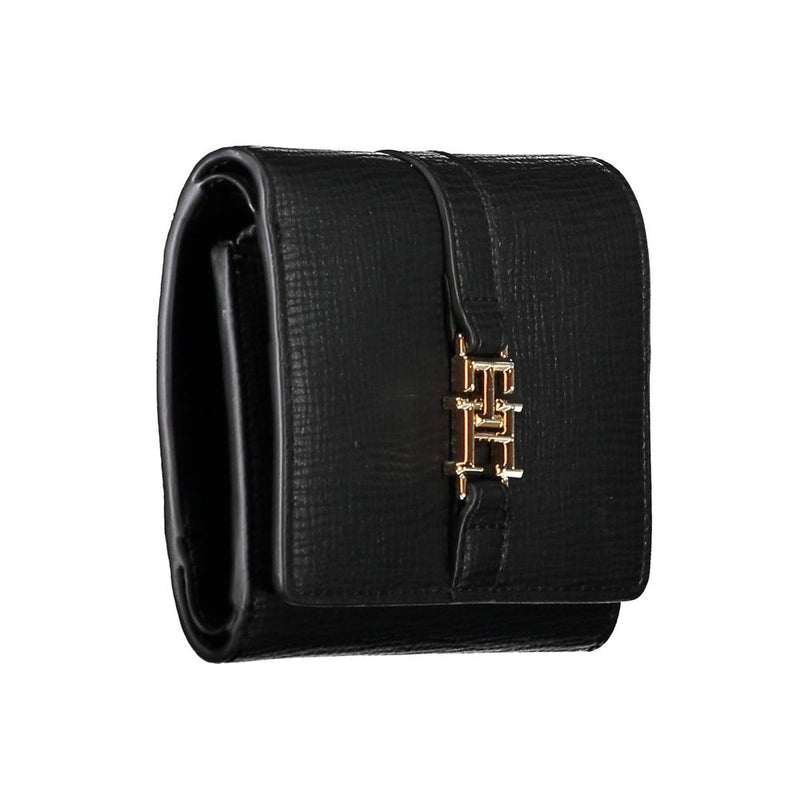 Tommy Hilfiger Black Polyethylene Women's Wallet - Stylish & Functional