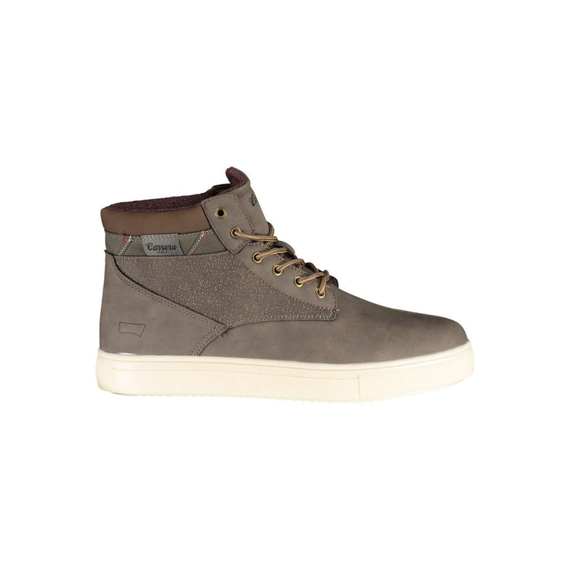 Carrera Brown Polyester Men Boot - Stylish Lace-Up Design