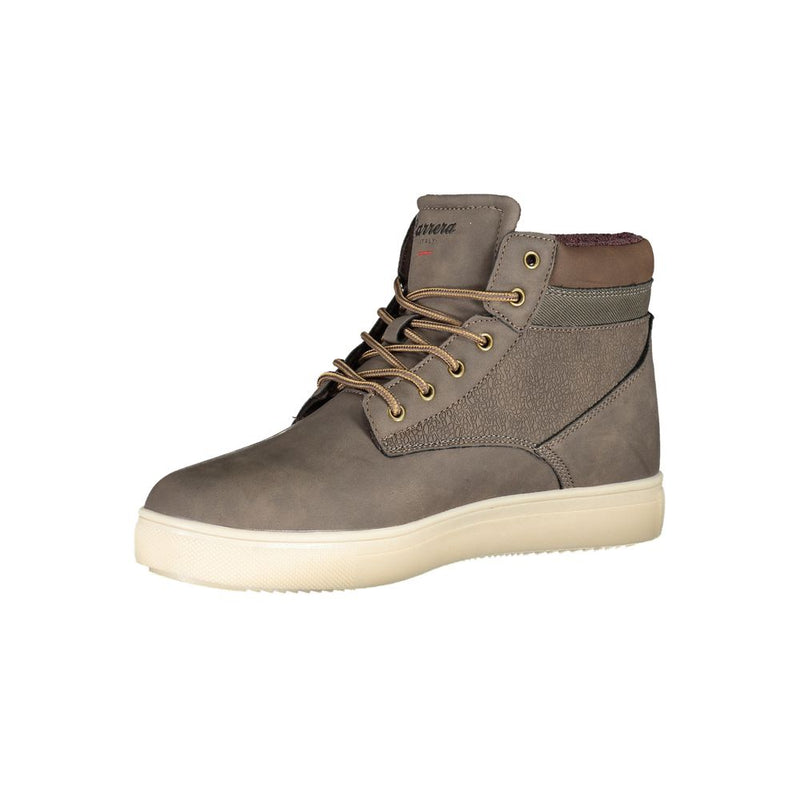 Carrera Brown Polyester Men Boot - Stylish Lace-Up Design