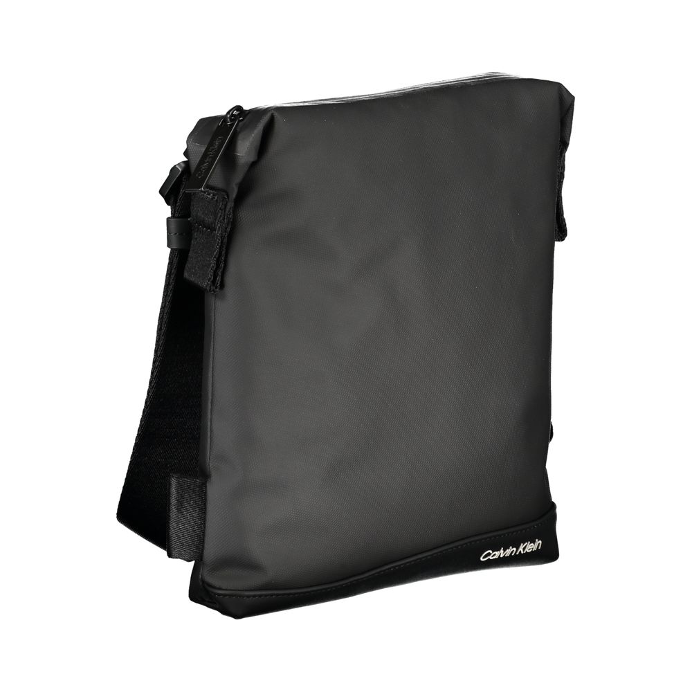 Sac à bandoulière noir élégant Calvin Klein avec détails contrastés