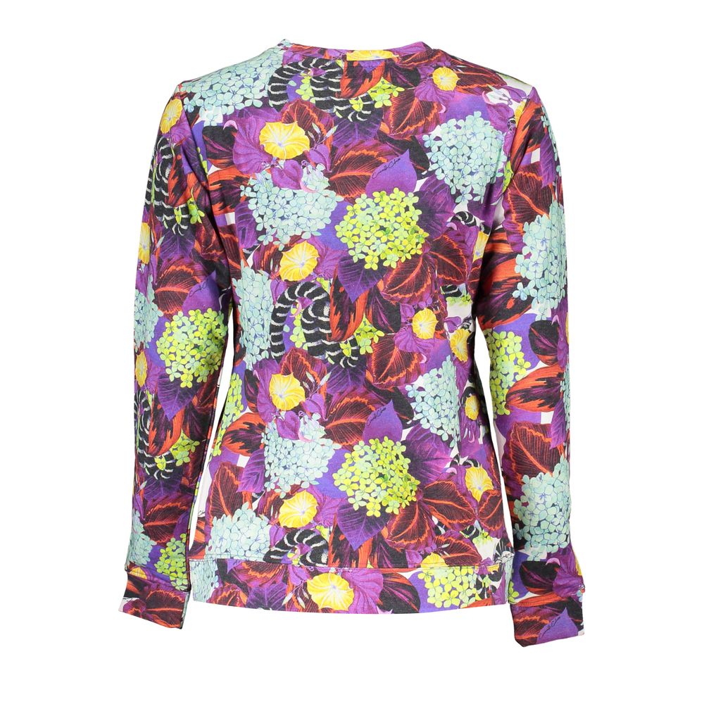 Cavalli Class Purple Cotton Women Sweater - Chic Comfort