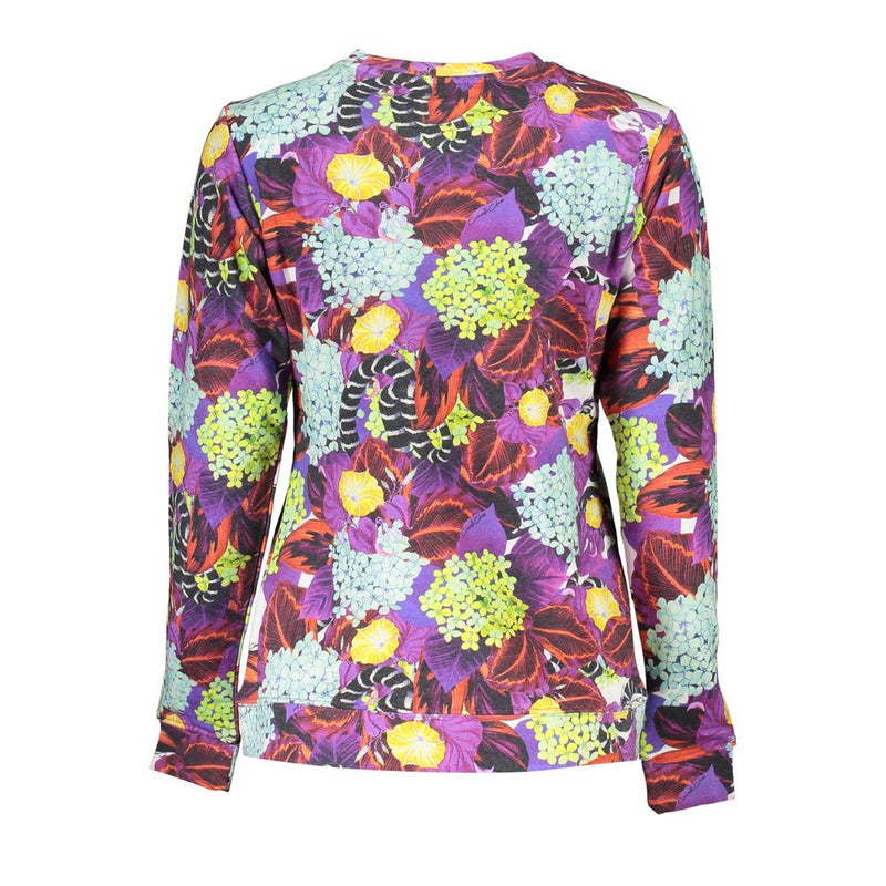 Cavalli Class Purple Cotton Women Sweater - Chic Comfort