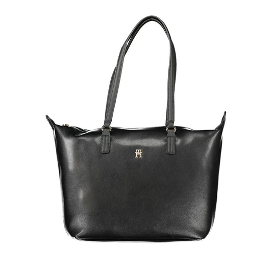 Tommy Hilfiger Zwarte Polyester Handtas
