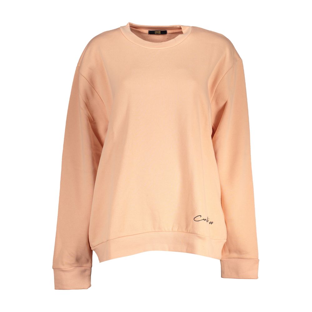 Cavalli Class Pull Femme en Coton Rose