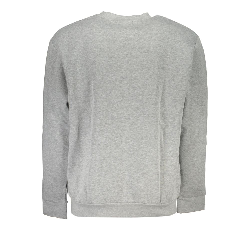 Pull en coton gris pour homme Cavalli Class
