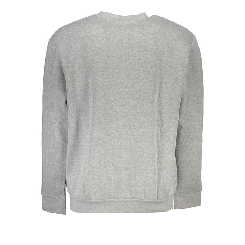 Pull en coton gris pour homme Cavalli Class