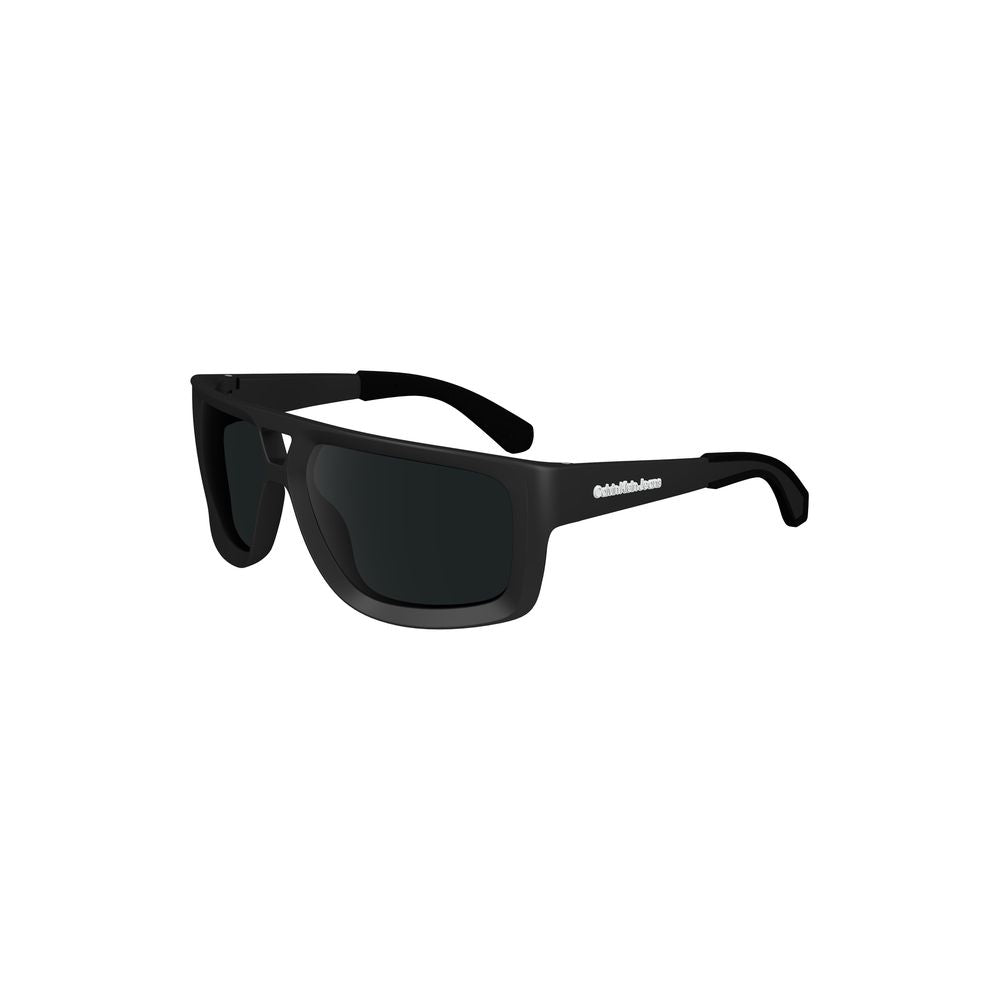 Lunettes de soleil pour homme en plastique noir Calvin Klein