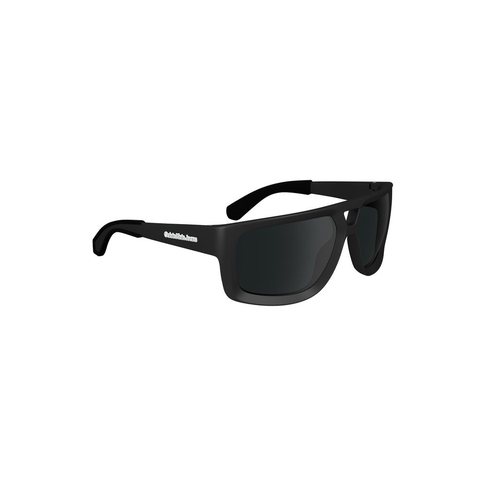 Lunettes de soleil pour homme en plastique noir Calvin Klein