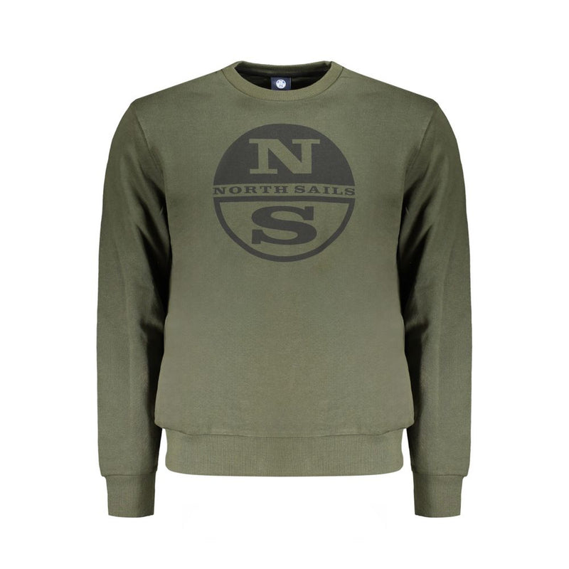 Pull en coton vert pour homme, marque North Sails