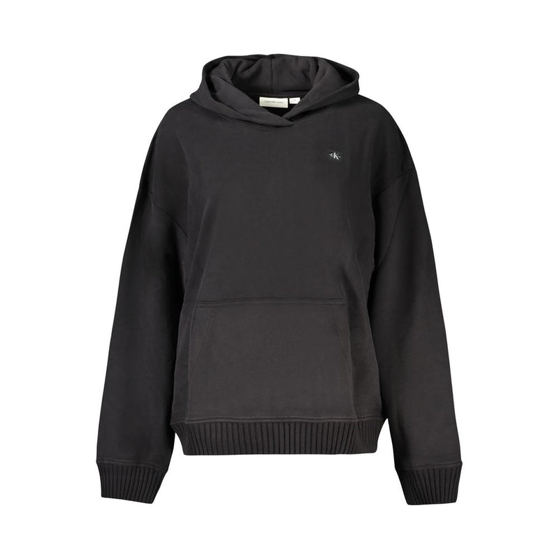 Calvin Klein Black Cotton Women Sweater - Stylish Comfort for All Occasions
