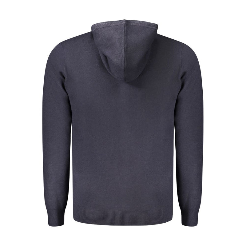 Cardigan homme en polyamide bleu, Norvège 1963