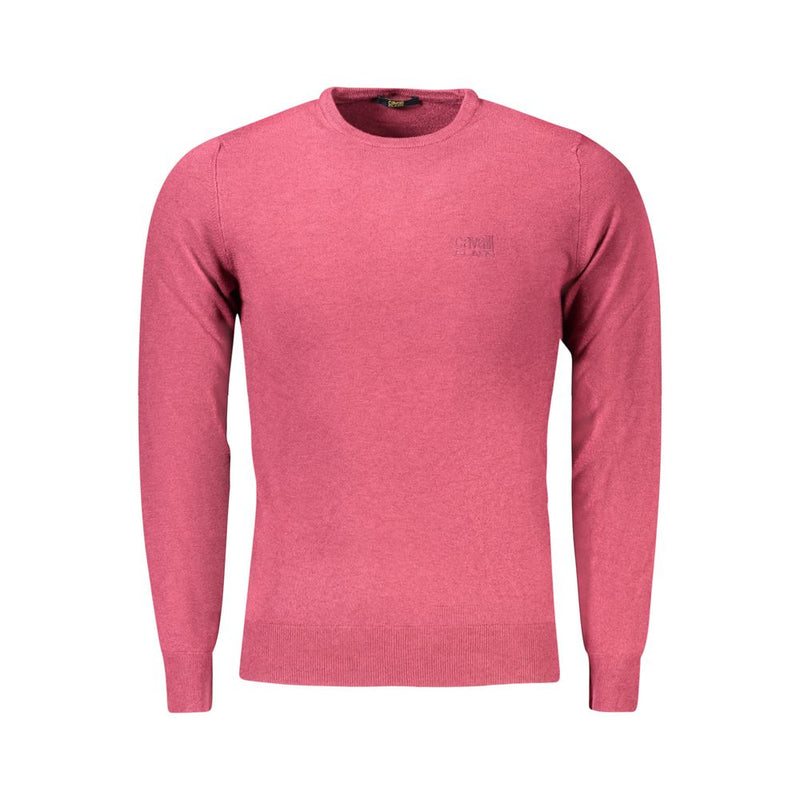 Pull en viscose rouge Cavalli Class pour homme