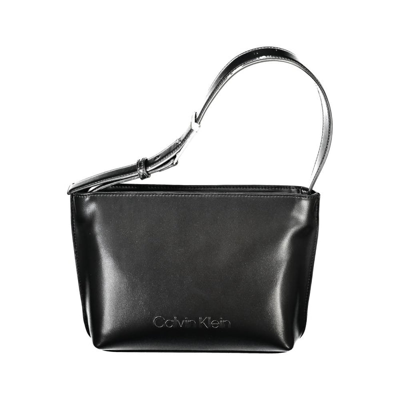 Calvin Klein Black Polyester Women Handbag - Eco-Friendly Luxury