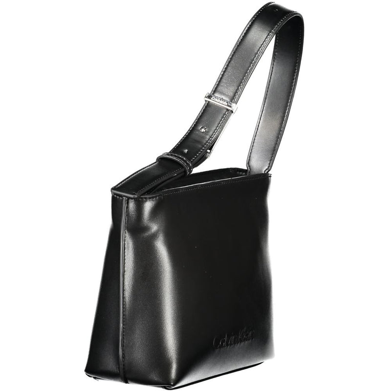 Calvin Klein Black Polyester Women Handbag - Eco-Friendly Luxury