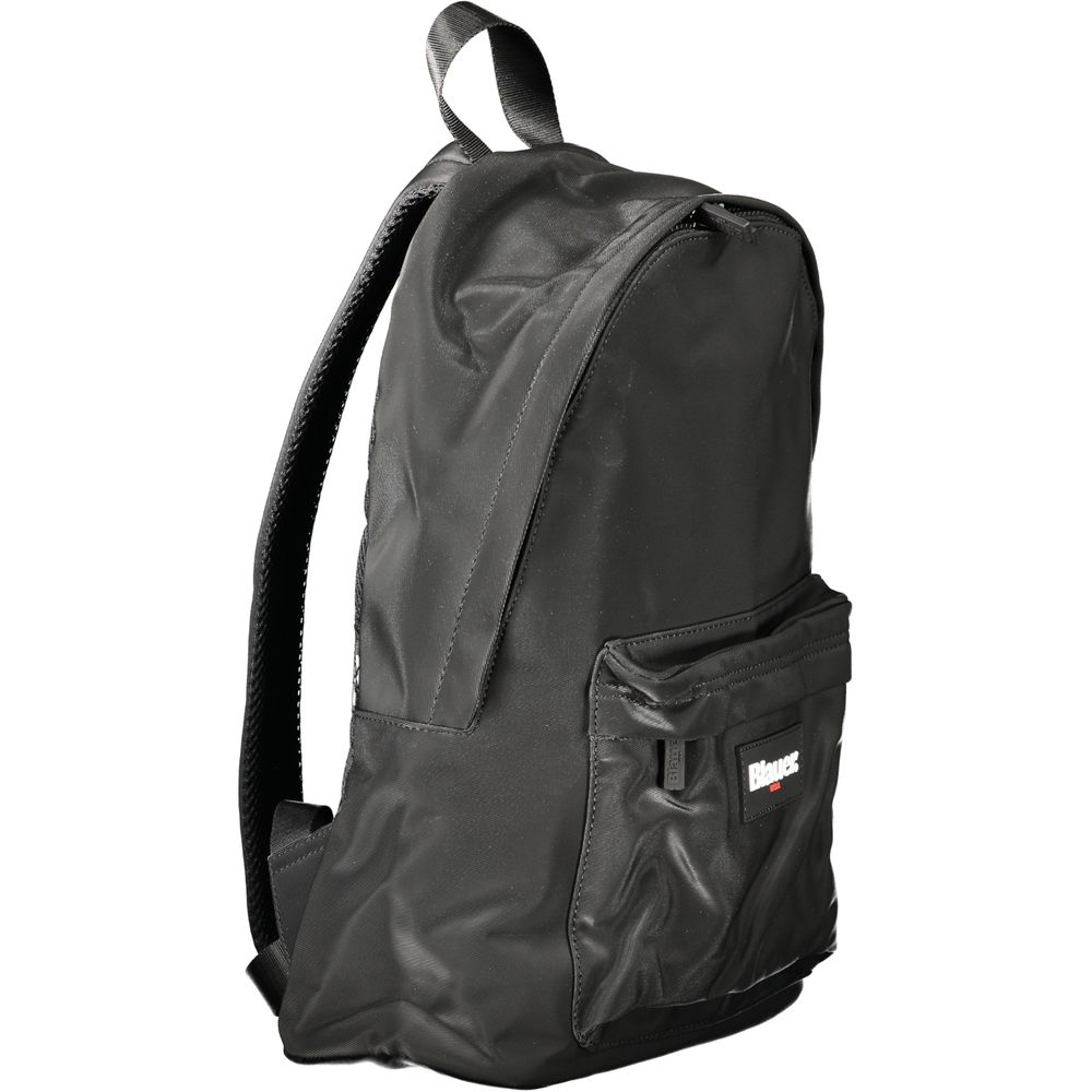 Sac à dos pour hommes en polyester noir Blauer