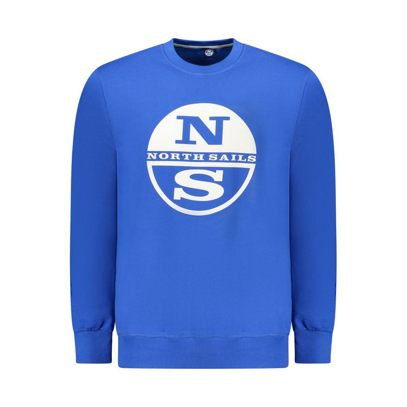 North Sails Blauwe Katoenen Heren Sweater
