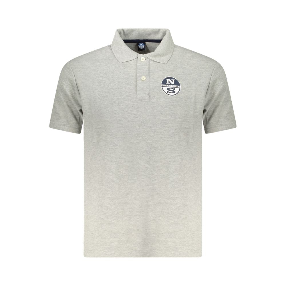 Polo homme en coton gris North Sails