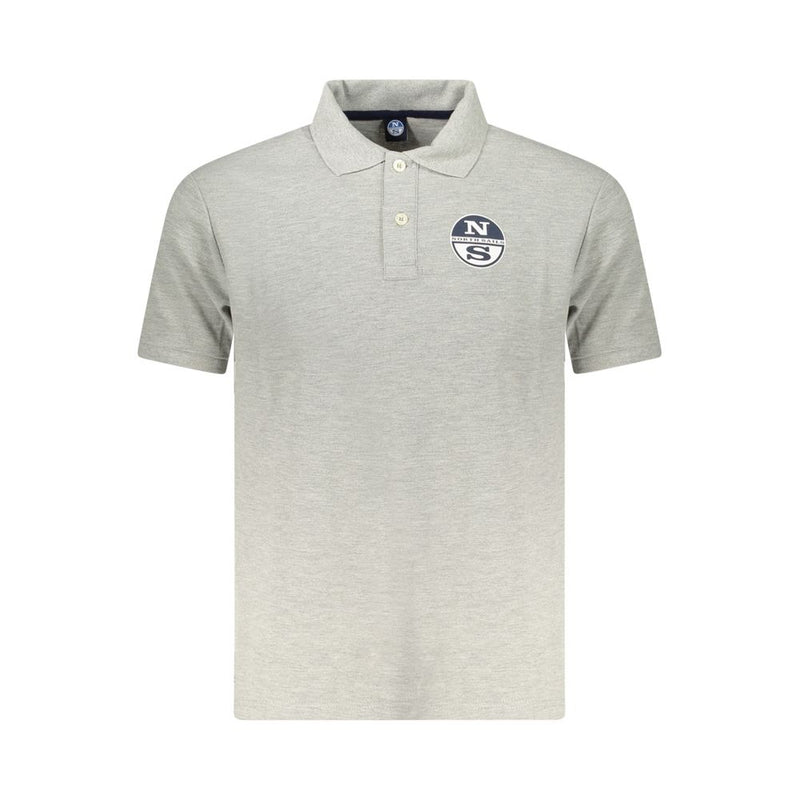 Polo homme en coton gris North Sails
