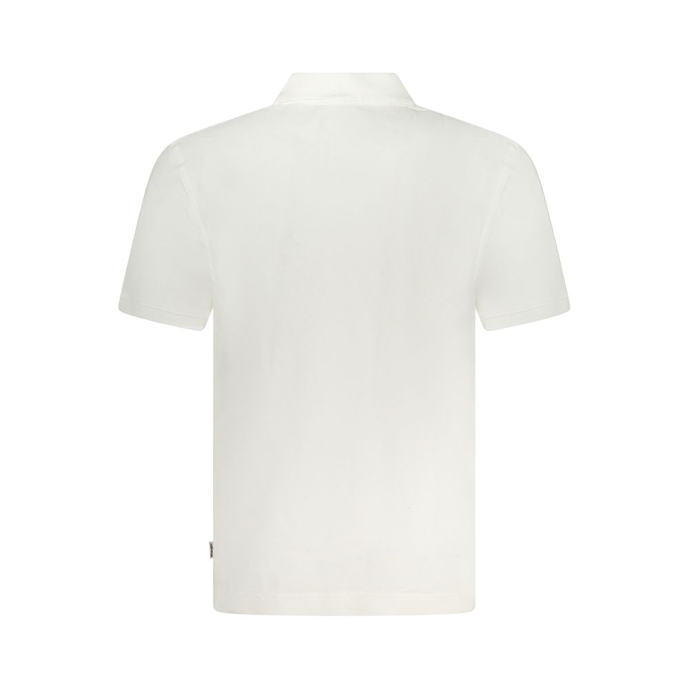 Polo en coton blanc Wrangler