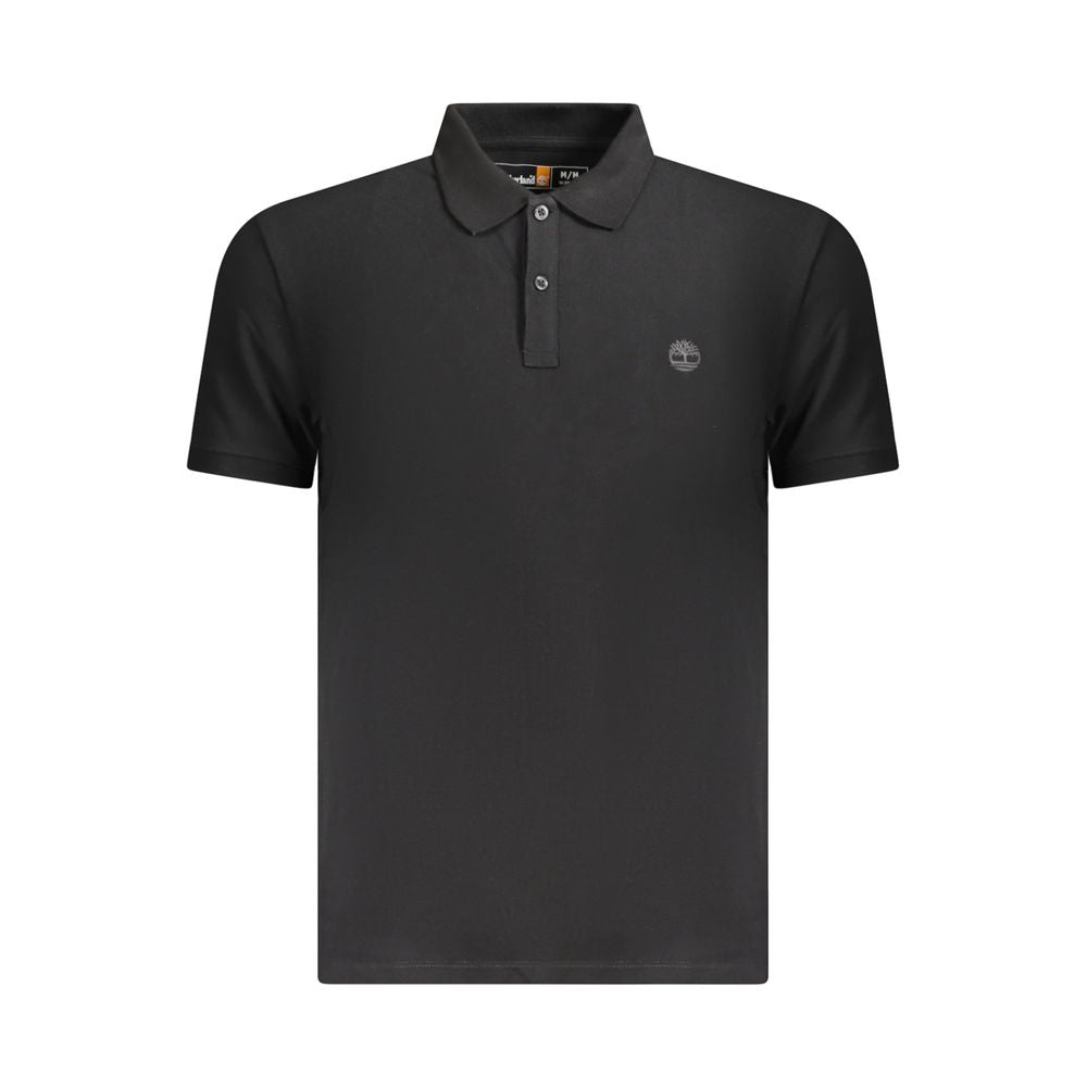 Polo homme en coton noir Timberland