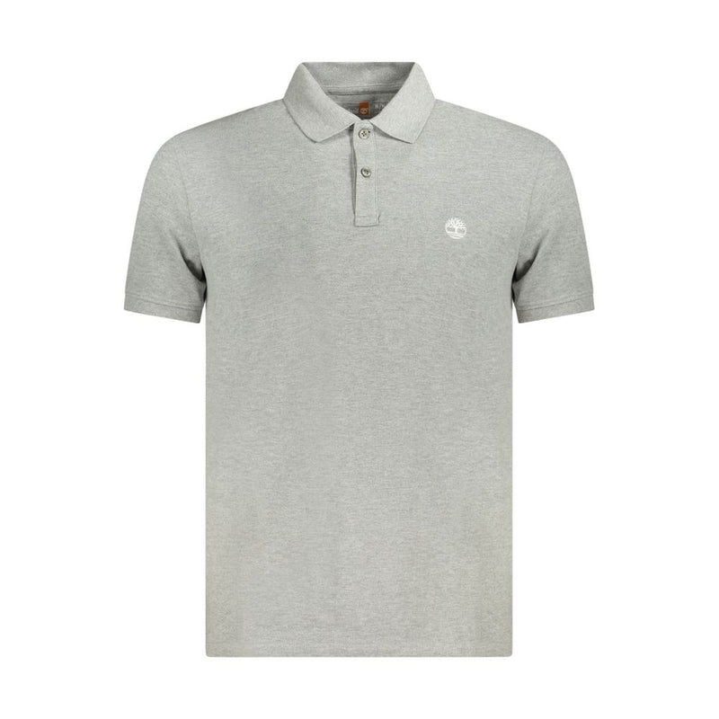 Polo en coton gris Timberland