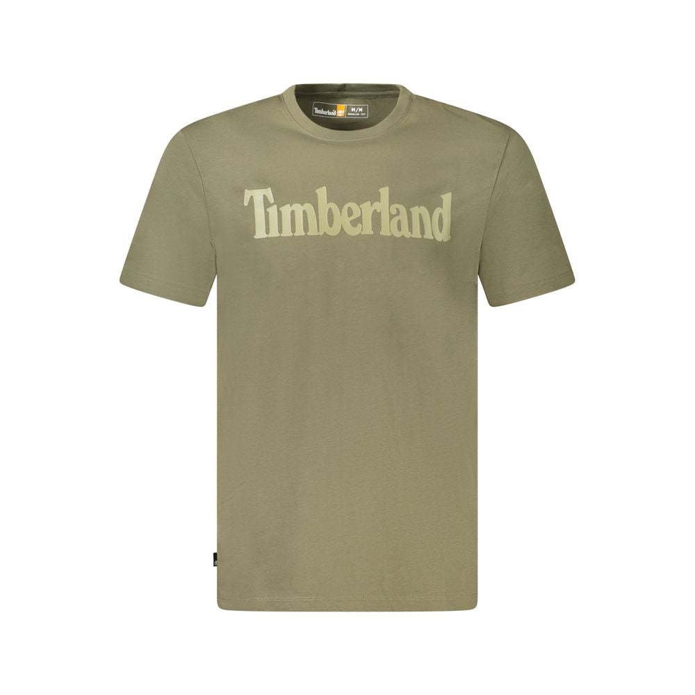 T-shirt en coton vert Timberland