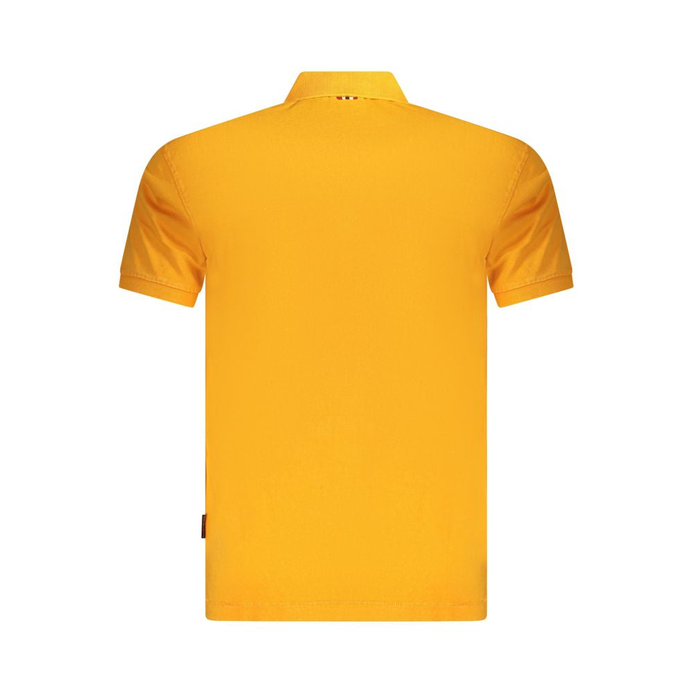Polo homme en coton orange Napapijri