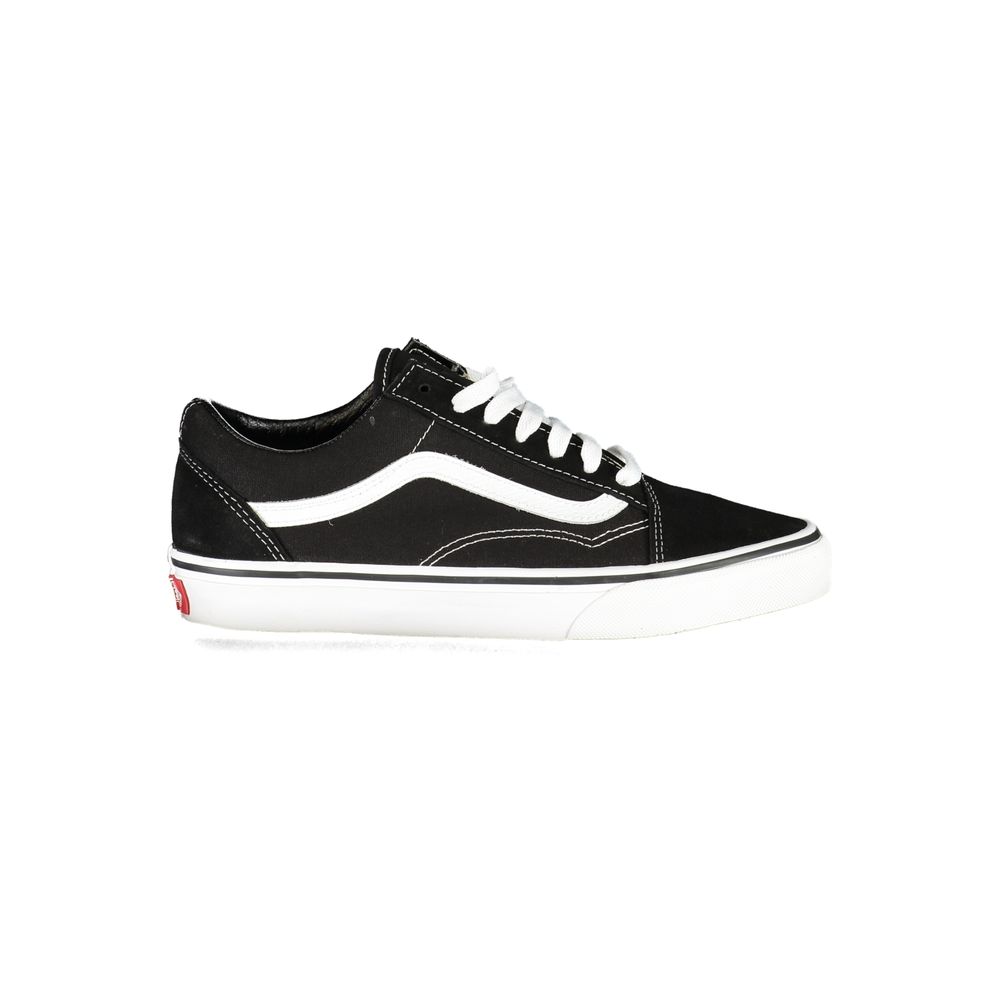 Vans Black Leather Old Skool Men Sneaker