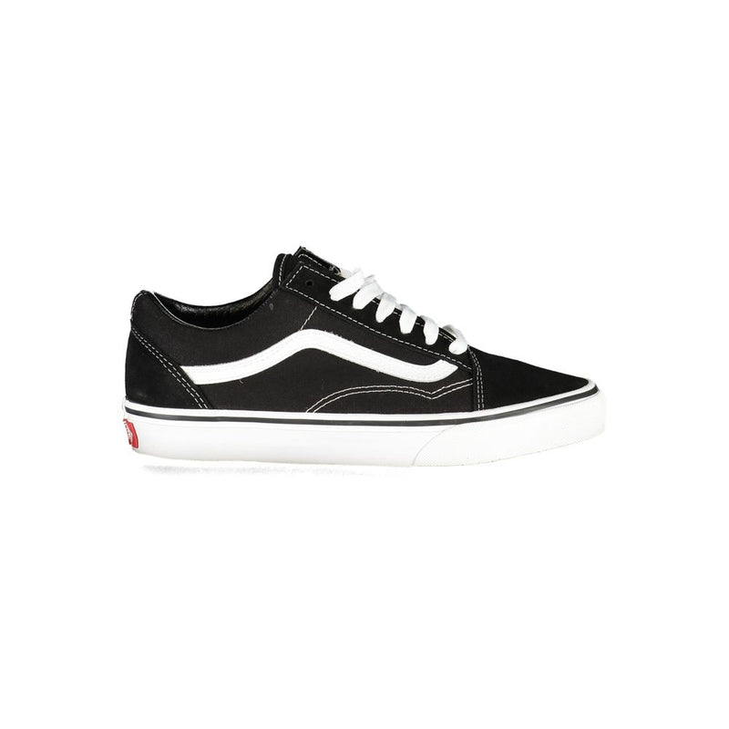 Vans Black Leather Old Skool Men Sneaker