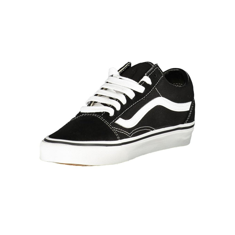 Vans Black Leather Old Skool Men Sneaker
