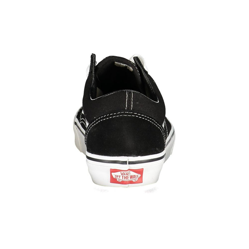 Vans Black Leather Old Skool Men Sneaker