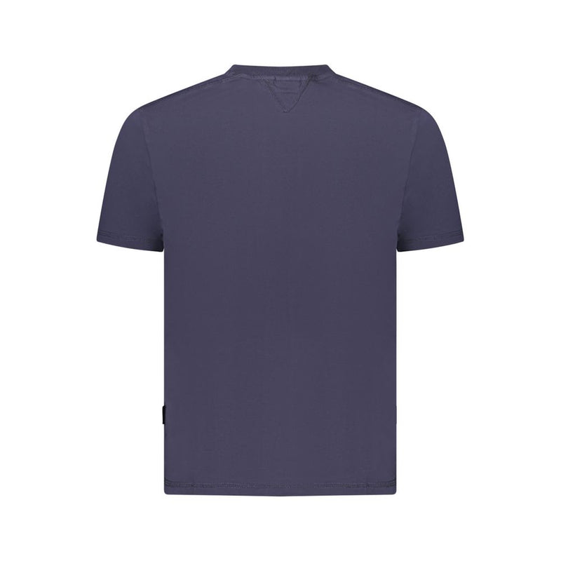 Napapijri Blue Cotton Men T-Shirt