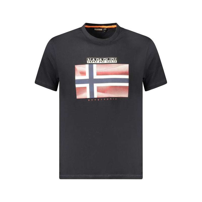 T-shirt Napapijri en coton noir pour homme