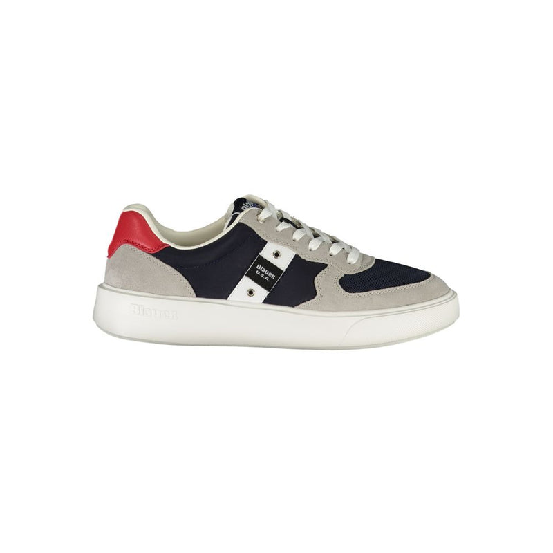 Blauer Blue Leather Men Sneaker - Urban Chic Footwear