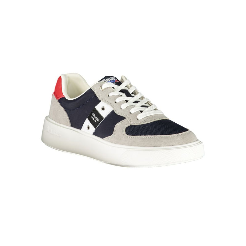 Blauer Blue Leather Men Sneaker - Urban Chic Footwear