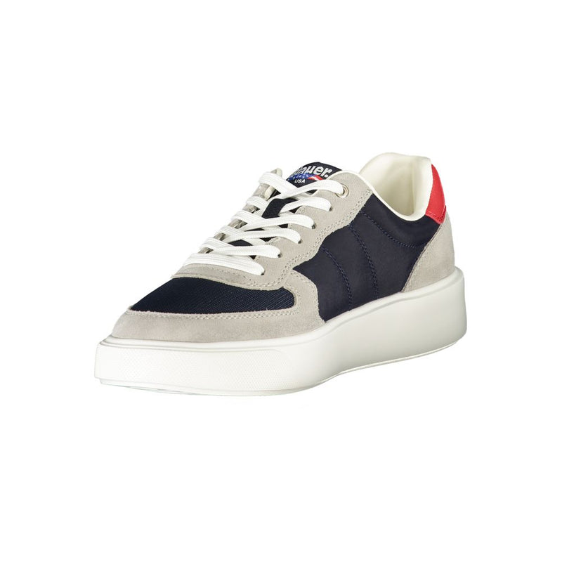 Blauer Blue Leather Men Sneaker - Urban Chic Footwear
