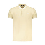 Polo homme en coton beige Cavalli Class