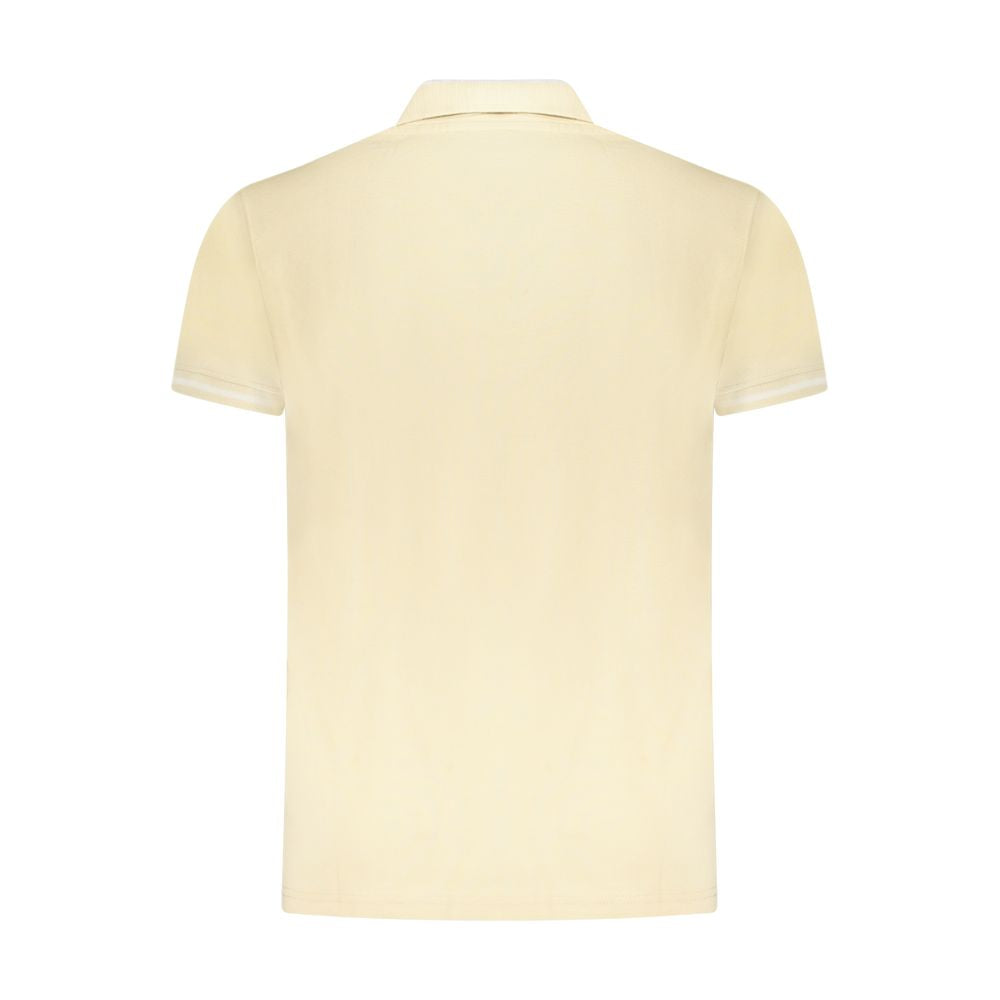 Polo homme en coton beige Cavalli Class