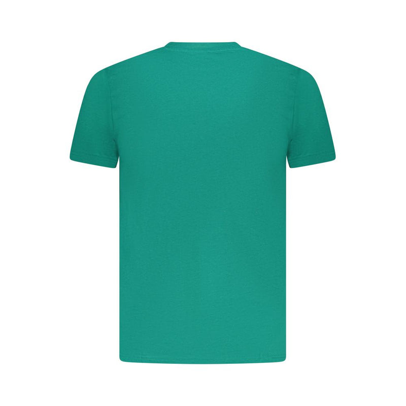 T-shirt homme en coton vert Cavalli Class
