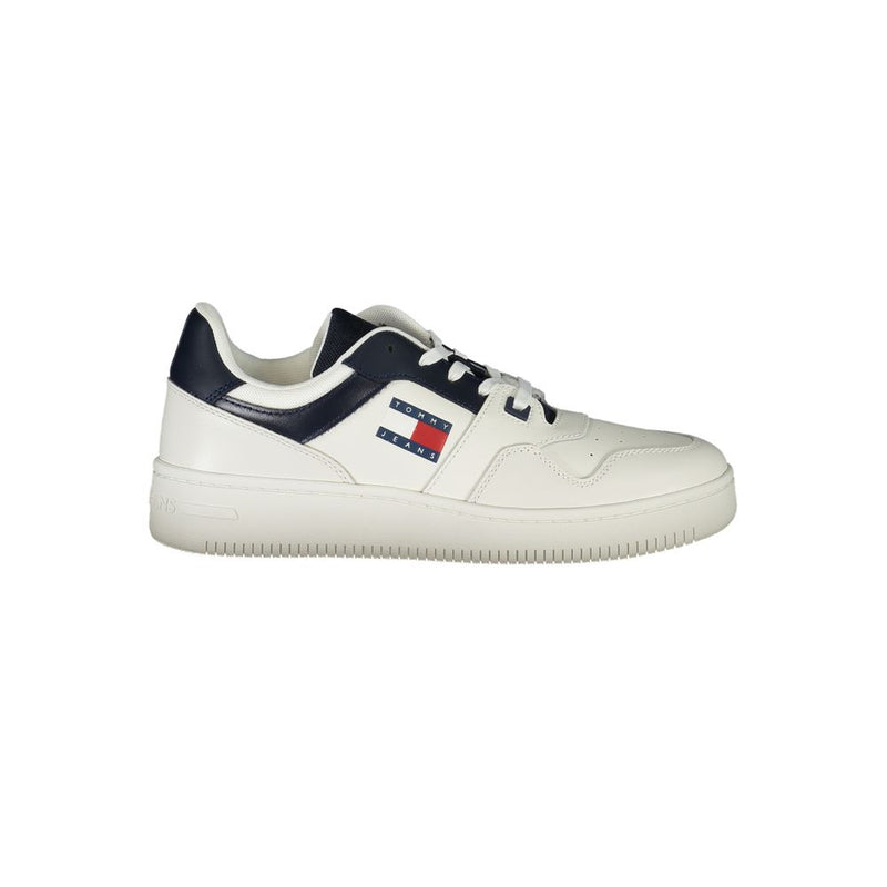 Tommy Hilfiger Blue Leather Men Sneaker - All-Day Comfort & Style