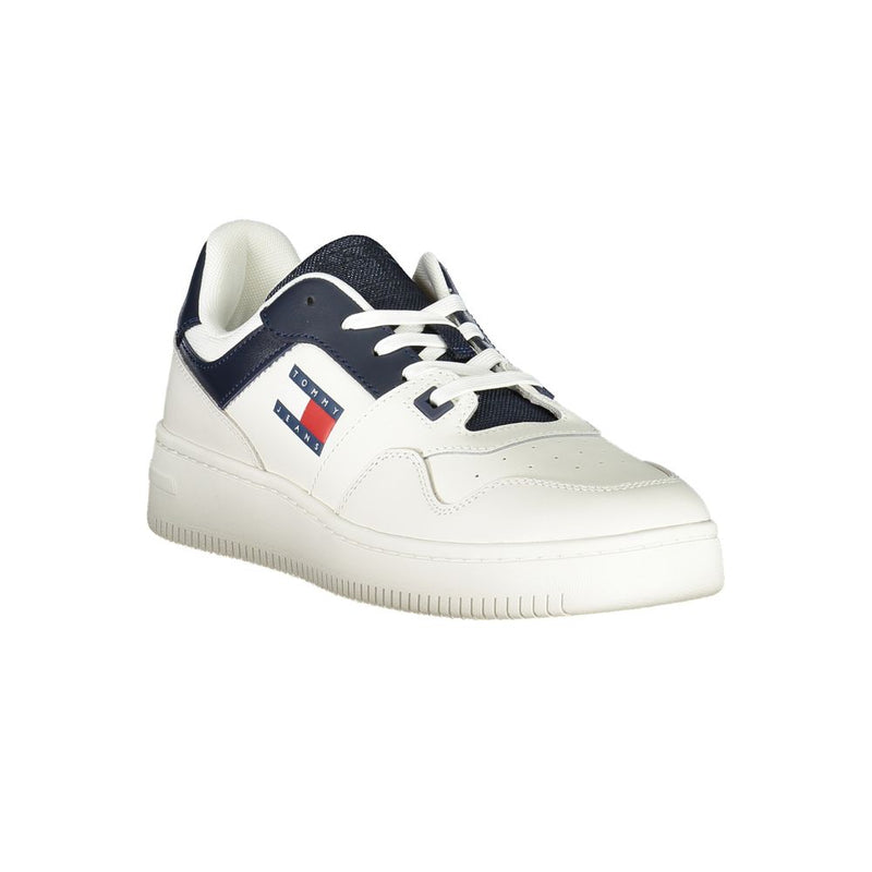 Tommy Hilfiger Blue Leather Men Sneaker - All-Day Comfort & Style