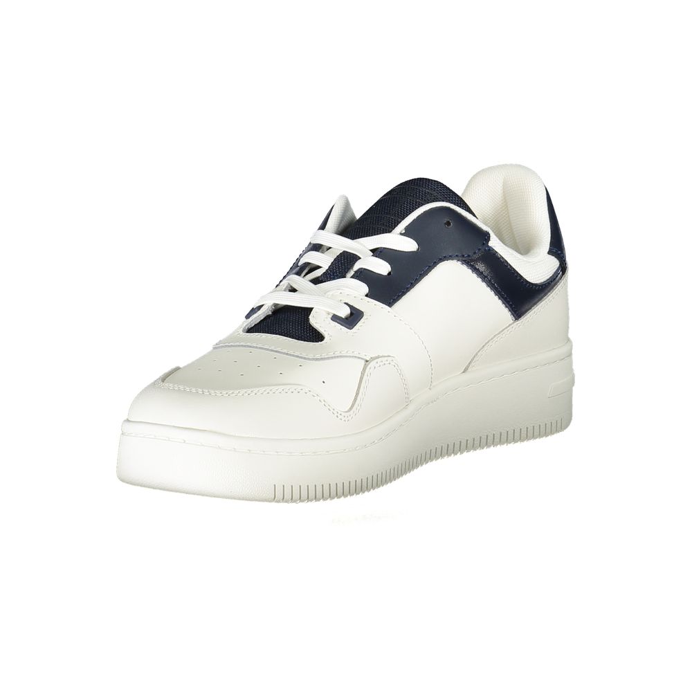 Tommy Hilfiger Blue Leather Men Sneaker - All-Day Comfort & Style