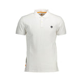 Polo homme en coton blanc Timberland