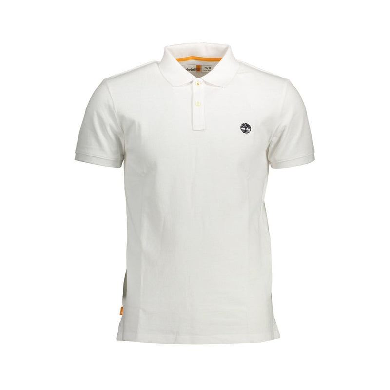 Polo homme en coton blanc Timberland