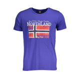 T-shirt homme en coton bleu, Norvège 1963