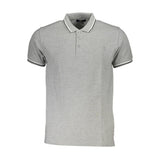 Polo homme en coton brun Cavalli Class